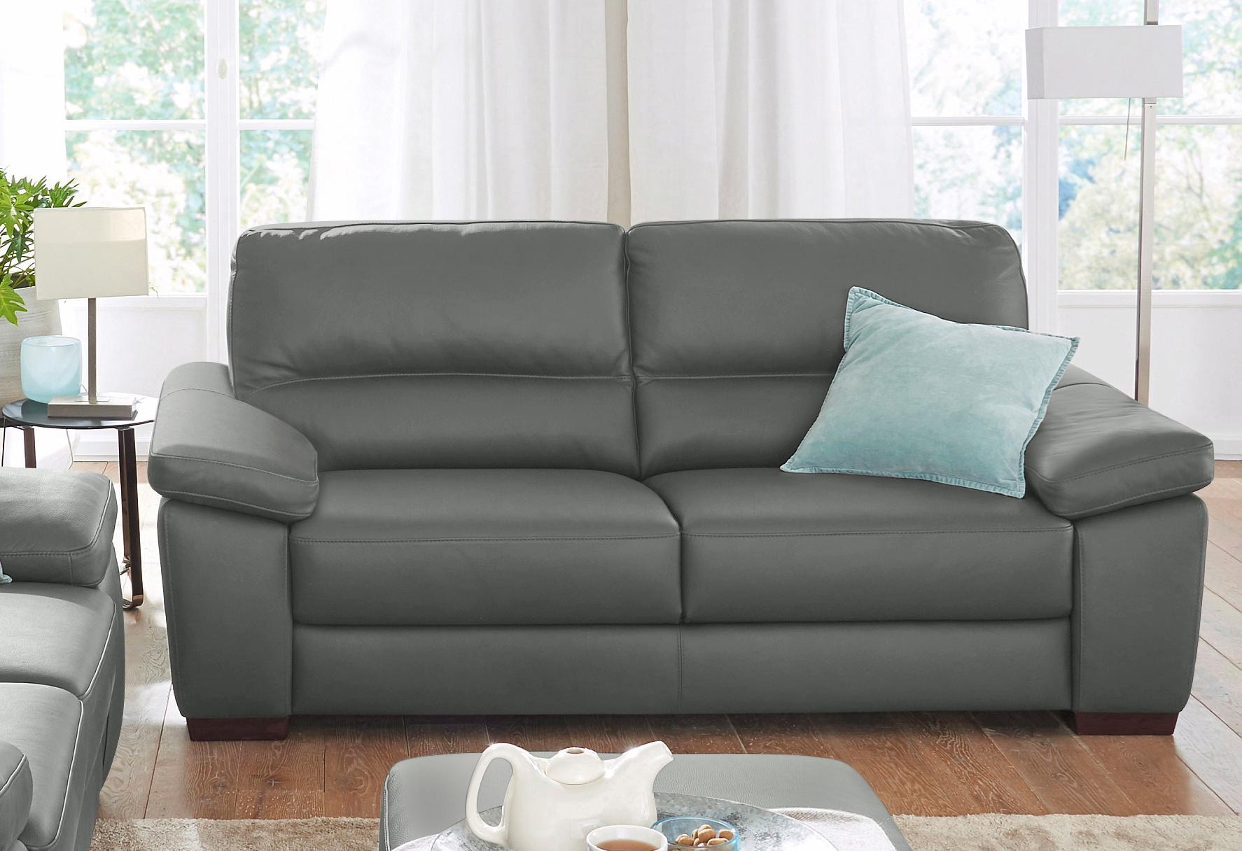 CALIA ITALIA 2-Sitzer »Gaia, hochwertiges Ledersofa mit erstklassigem Sitzkomfort«, edles Design, in zwei hochwertigen Lederqualitäten von CALIA ITALIA