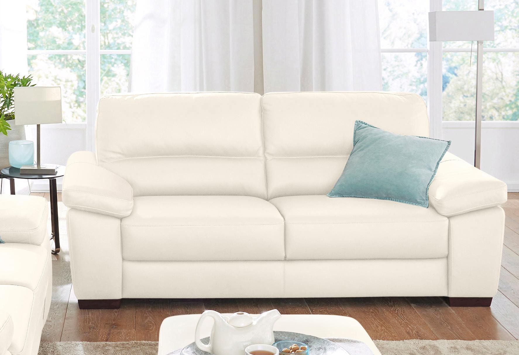 CALIA ITALIA 2-Sitzer »Gaia, hochwertiges Ledersofa mit erstklassigem Sitzkomfort«, edles Design, in zwei hochwertigen Lederqualitäten von CALIA ITALIA