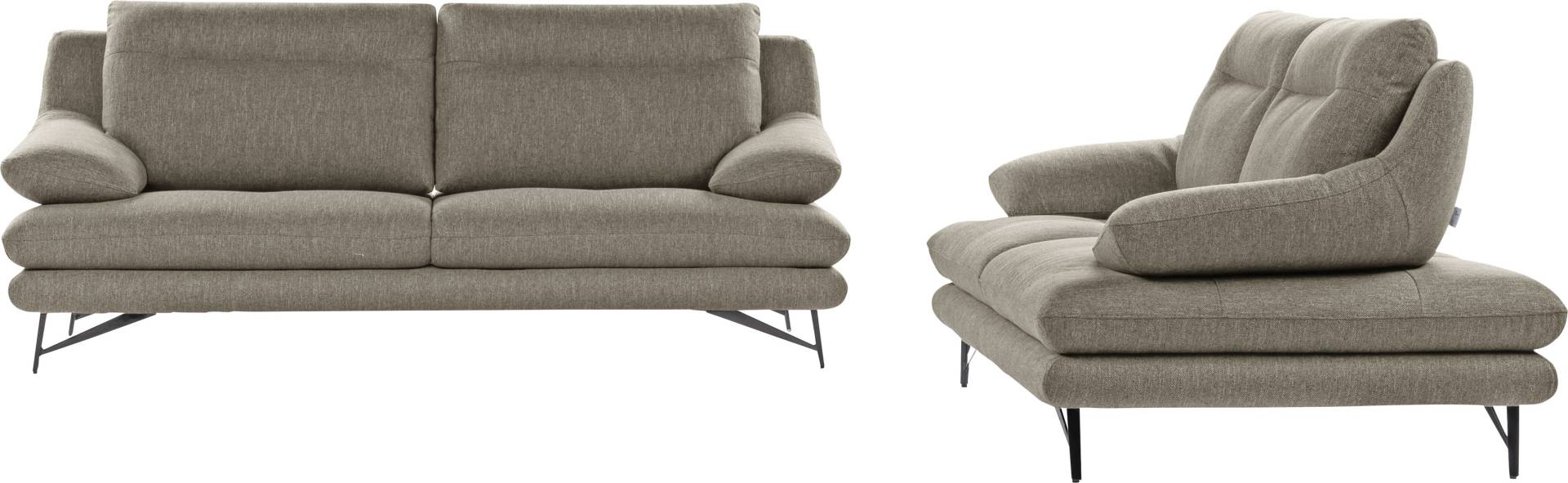 CALIA ITALIA 3-Sitzer »Cezanne modern, elegant und bequem, aufwendige Detailverarbeitung«, wahlweise mit Sitztiefenverstellung CALIA ITALIA 3-Sitzer »Cezanne modern, elegant und bequem, aufwendige Detailverarbeitung«, wahlweise mit Sitztiefenverstellung von CALIA ITALIA