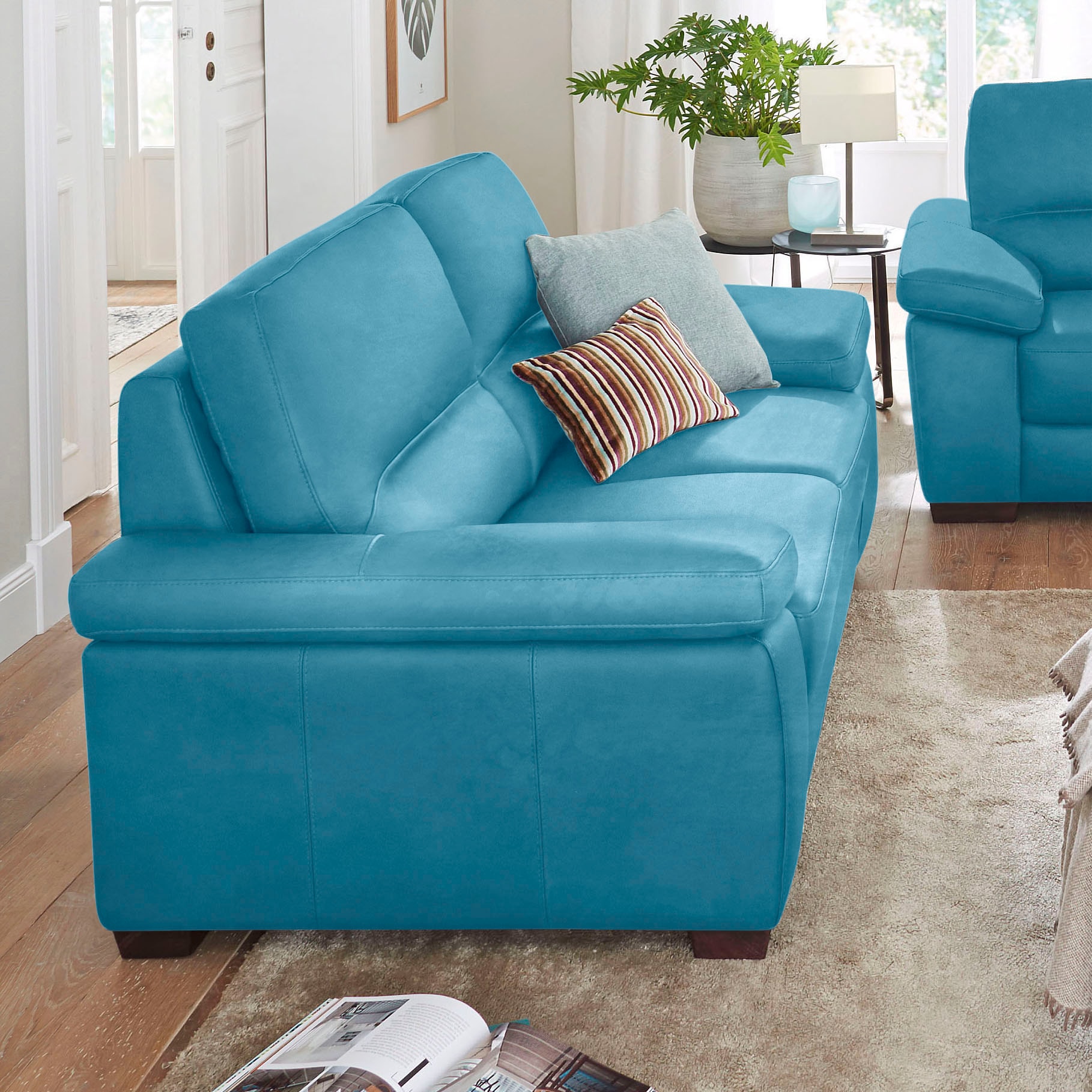 CALIA ITALIA 3-Sitzer »Gaia, Sofa im edlen Design und mit erstklassigem Sitzkomfort«, aus pflegeleichtem Luxus-Microfaser Ginevra Hydro Care CALIA ITALIA 3-Sitzer »Gaia, Sofa im edlen Design und mit erstklassigem Sitzkomfort«, aus pflegeleichtem Luxus-Microfaser Ginevra Hydro Care von CALIA ITALIA