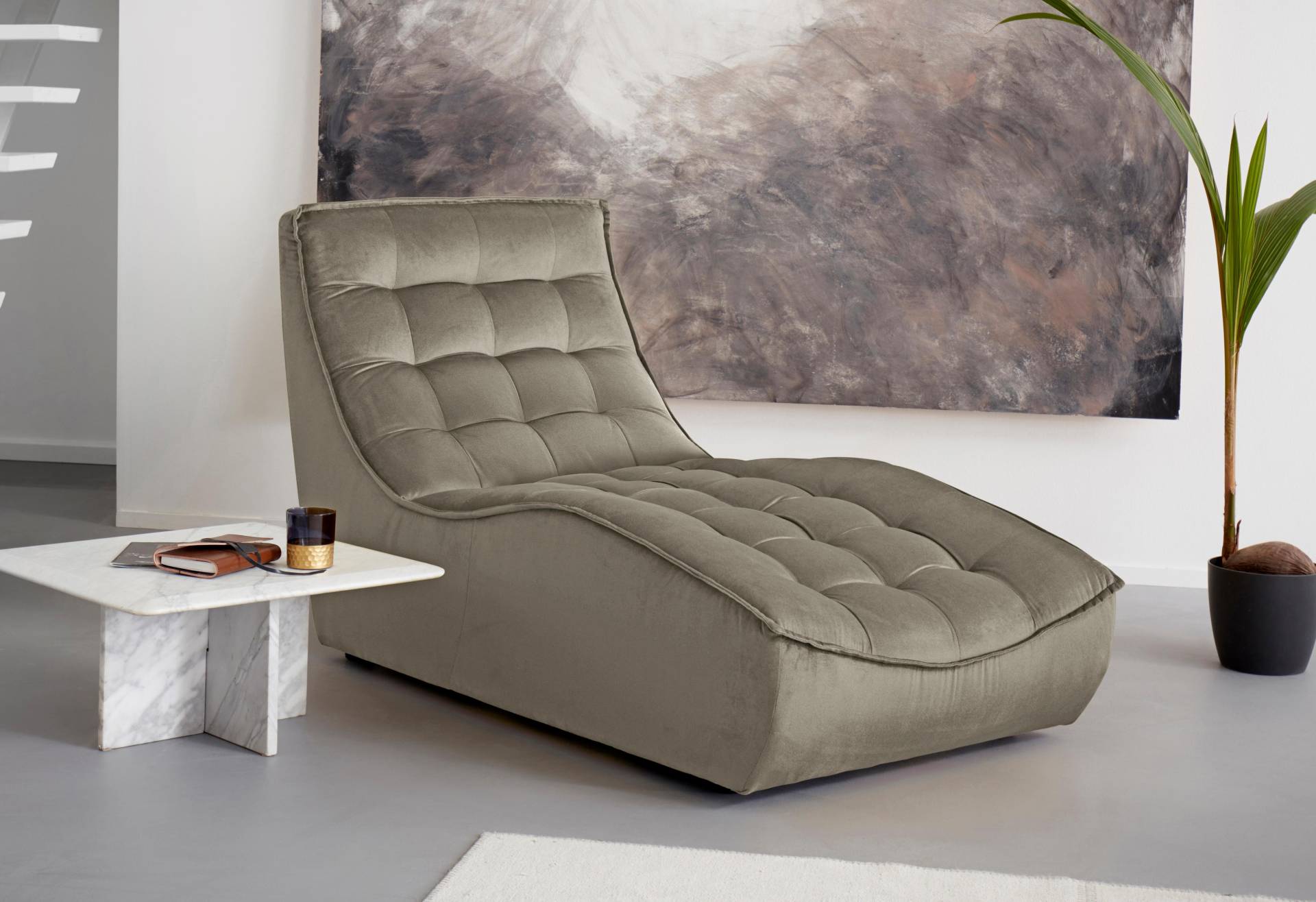 CALIA ITALIA Chaiselongue »Banjo, Designsofa, erstklassiger Sitzkomfort, als Einzelelement«, oder als Modulsofa mit den passenden Erweiterungselementen stellbar von CALIA ITALIA