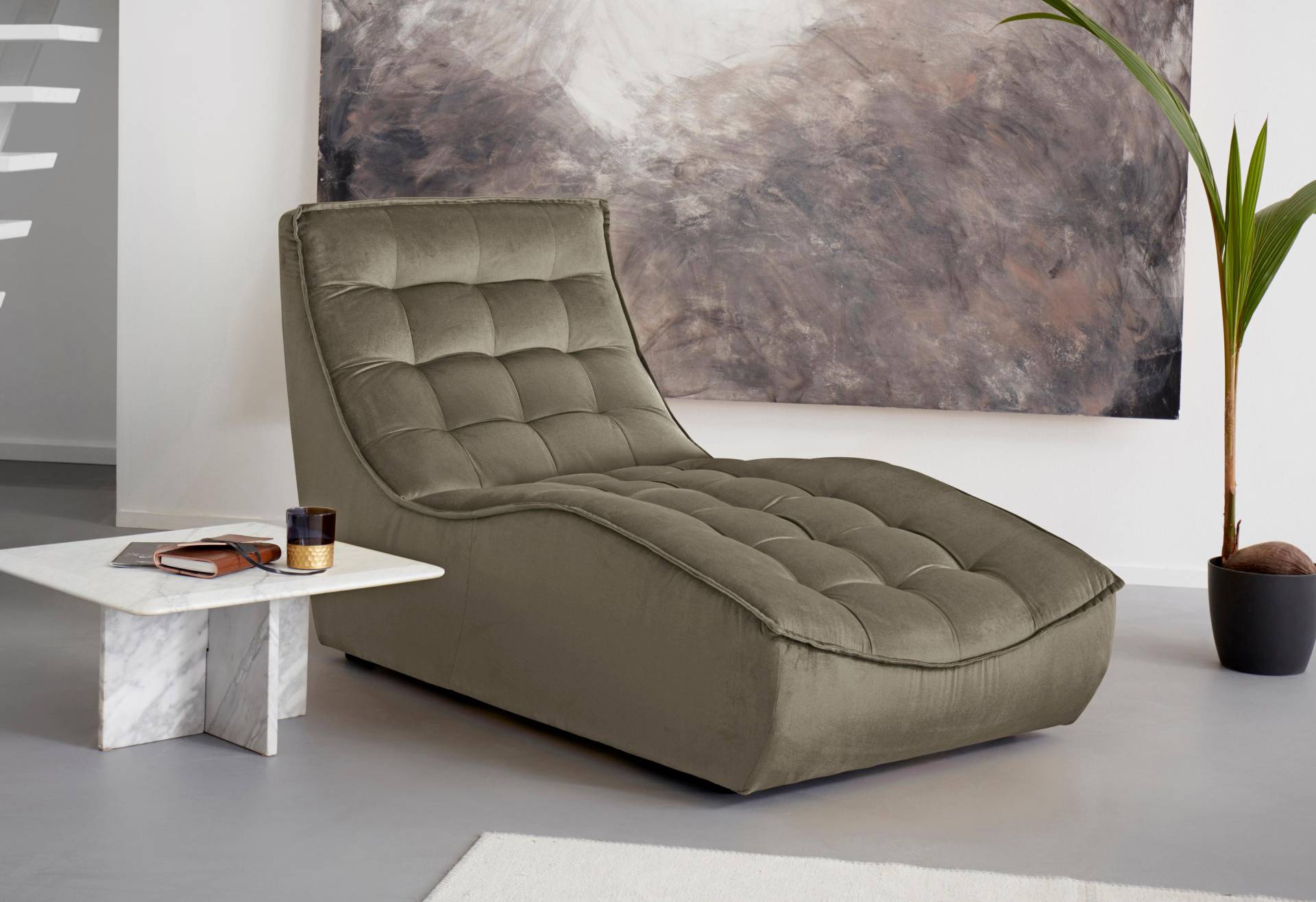 CALIA ITALIA Chaiselongue »Banjo, Designsofa, erstklassiger Sitzkomfort, als Einzelelement«, oder als Modulsofa mit den passenden Erweiterungselementen stellbar von CALIA ITALIA