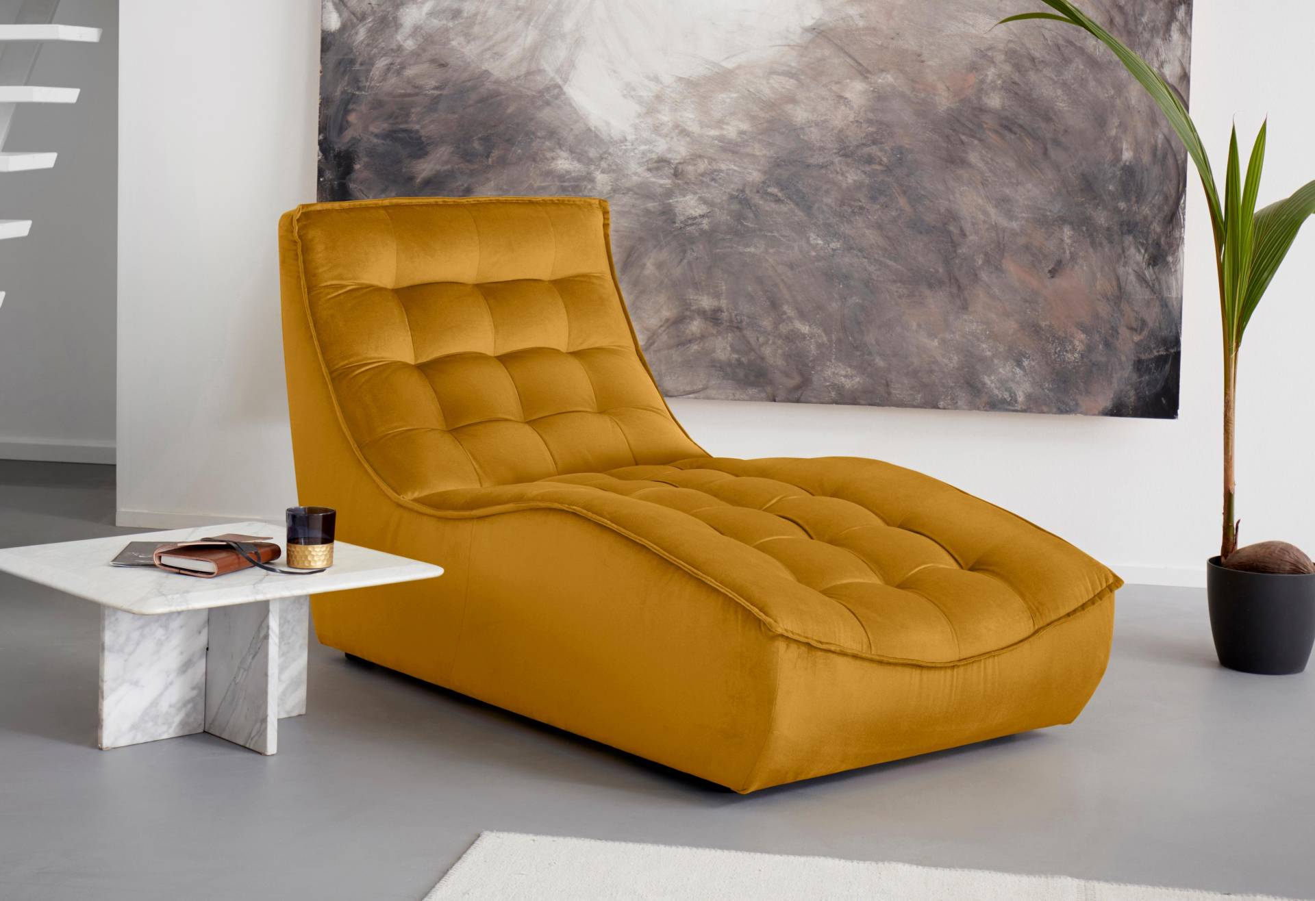 CALIA ITALIA Chaiselongue »Banjo, Designsofa, erstklassiger Sitzkomfort, als Einzelelement«, oder als Modulsofa mit den passenden Erweiterungselementen stellbar von CALIA ITALIA