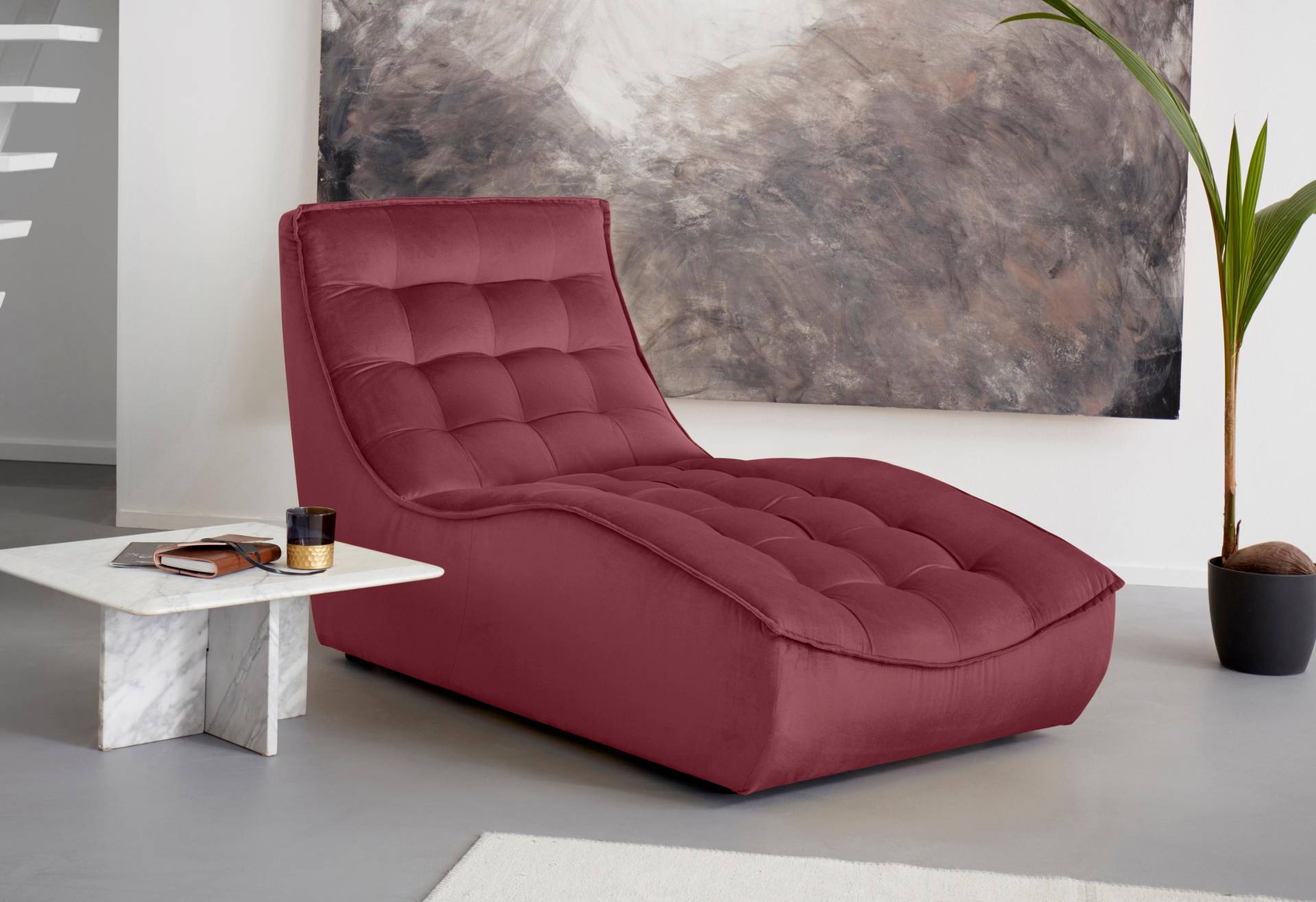 CALIA ITALIA Chaiselongue »Banjo, Designsofa, erstklassiger Sitzkomfort, als Einzelelement«, oder als Modulsofa mit den passenden Erweiterungselementen stellbar von CALIA ITALIA