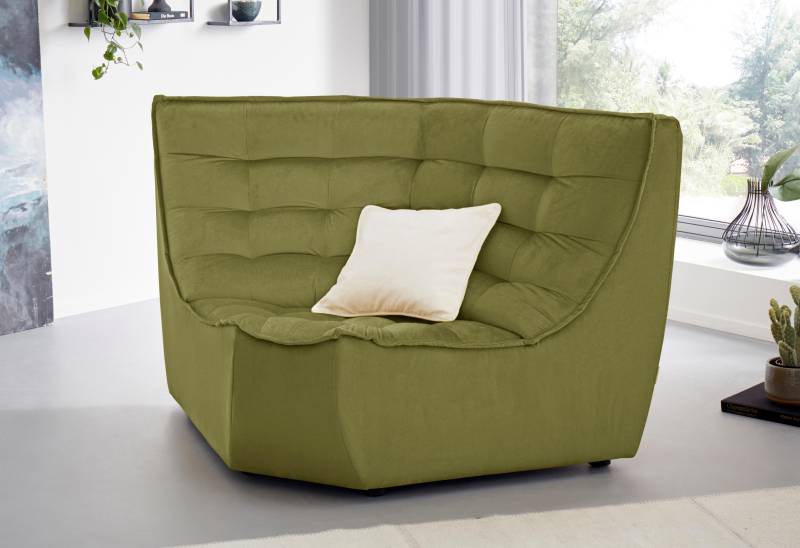 CALIA ITALIA Ecksofa »Banjo, Eckelement, tolles Design und hoher Sitzkomfort frei stellbar«, oder als Modulsofa mit den passenden Erweiterungselementen nutzbar von CALIA ITALIA