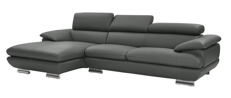 CALIA ITALIA Ecksofa »Magic, ein italienisches Sofa zum Träumen, erstklassiger Sitzkomfort«, mit verstellbaren Kopfteilen, in 2 Lederqualitäten von CALIA ITALIA