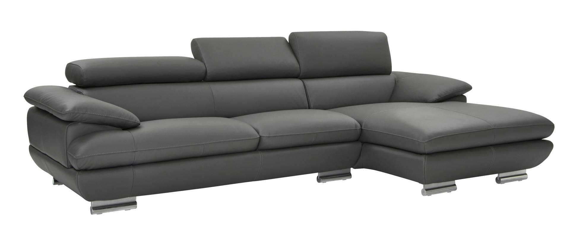 CALIA ITALIA Ecksofa »Magic, ein italienisches Sofa zum Träumen, erstklassiger Sitzkomfort«, mit verstellbaren Kopfteilen, in 2 Lederqualitäten von CALIA ITALIA