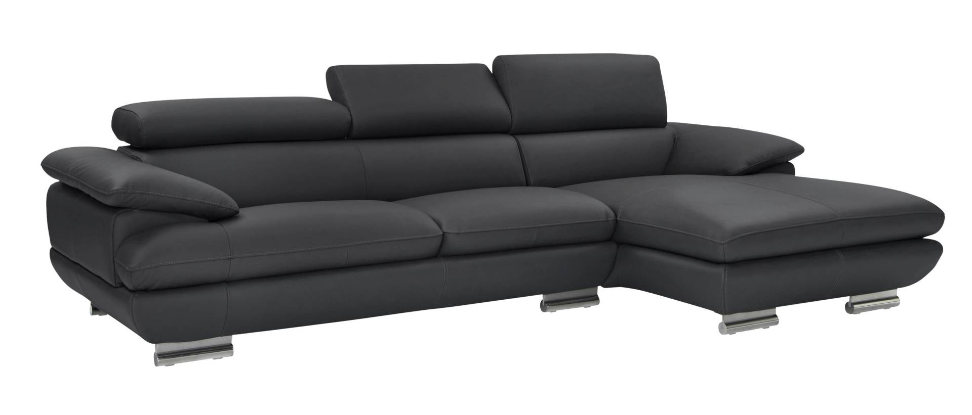 CALIA ITALIA Ecksofa »Magic, ein italienisches Sofa zum Träumen, erstklassiger Sitzkomfort«, mit verstellbaren Kopfteilen, in 2 Lederqualitäten von CALIA ITALIA