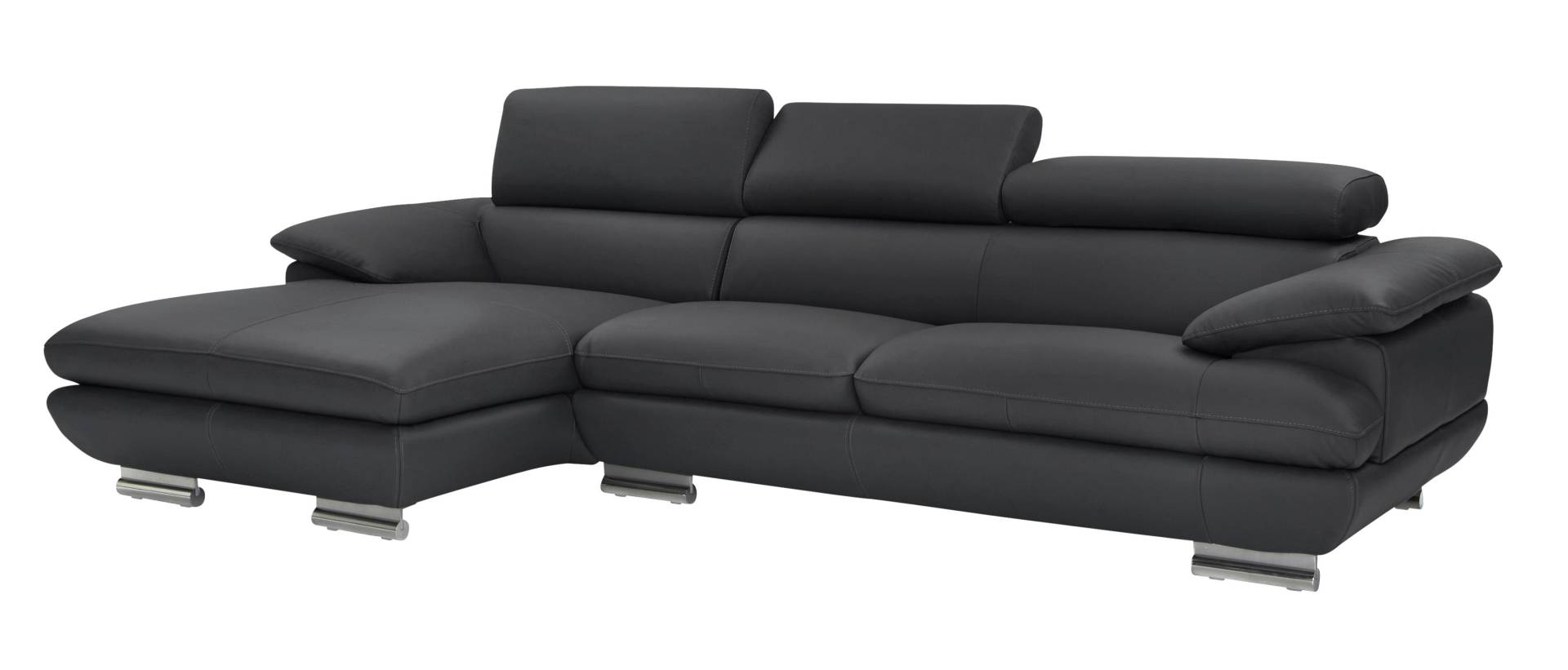 CALIA ITALIA Ecksofa »Magic, ein italienisches Sofa zum Träumen, erstklassiger Sitzkomfort«, mit verstellbaren Kopfteilen, in 2 Lederqualitäten von CALIA ITALIA