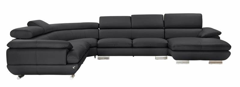 CALIA ITALIA Wohnlandschaft »Magic, italienisches Sofa zum Träumen, erstklassiger Sitzkomfort«, verstellbaren Kopfstützen zum Relaxen, in 2 Lederqualitäten, U-Form von CALIA ITALIA