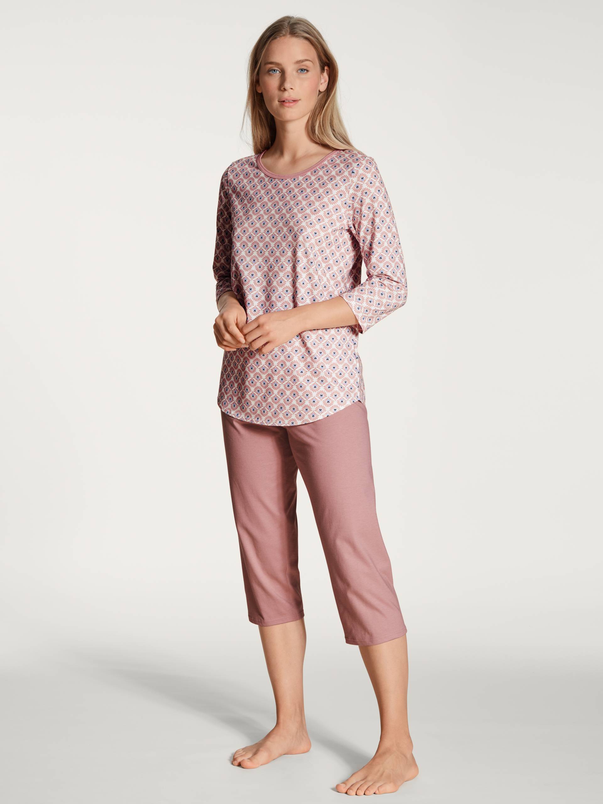 CALIDA Capri-Pyjama, (2 tlg.), mit modern Fit von CALIDA