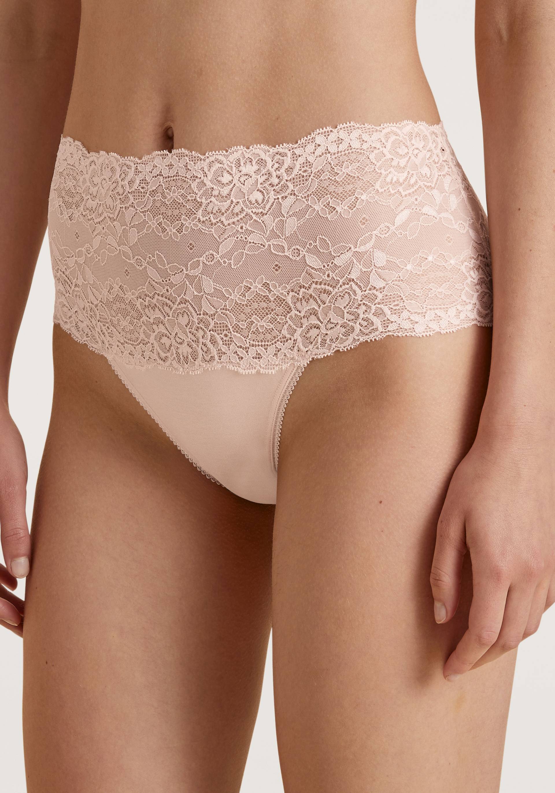 CALIDA High-Waist-Slip »Sensual Secrets«, breiter, transparenter Spitzenbund, 14cm von CALIDA