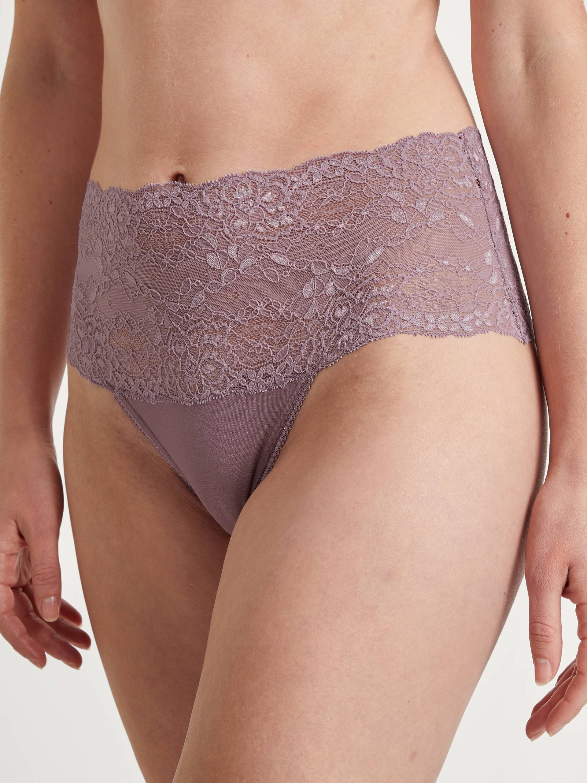 CALIDA High-Waist-Slip »Sensual Secrets«, mit breitem, transparentem Spitzenbund von CALIDA