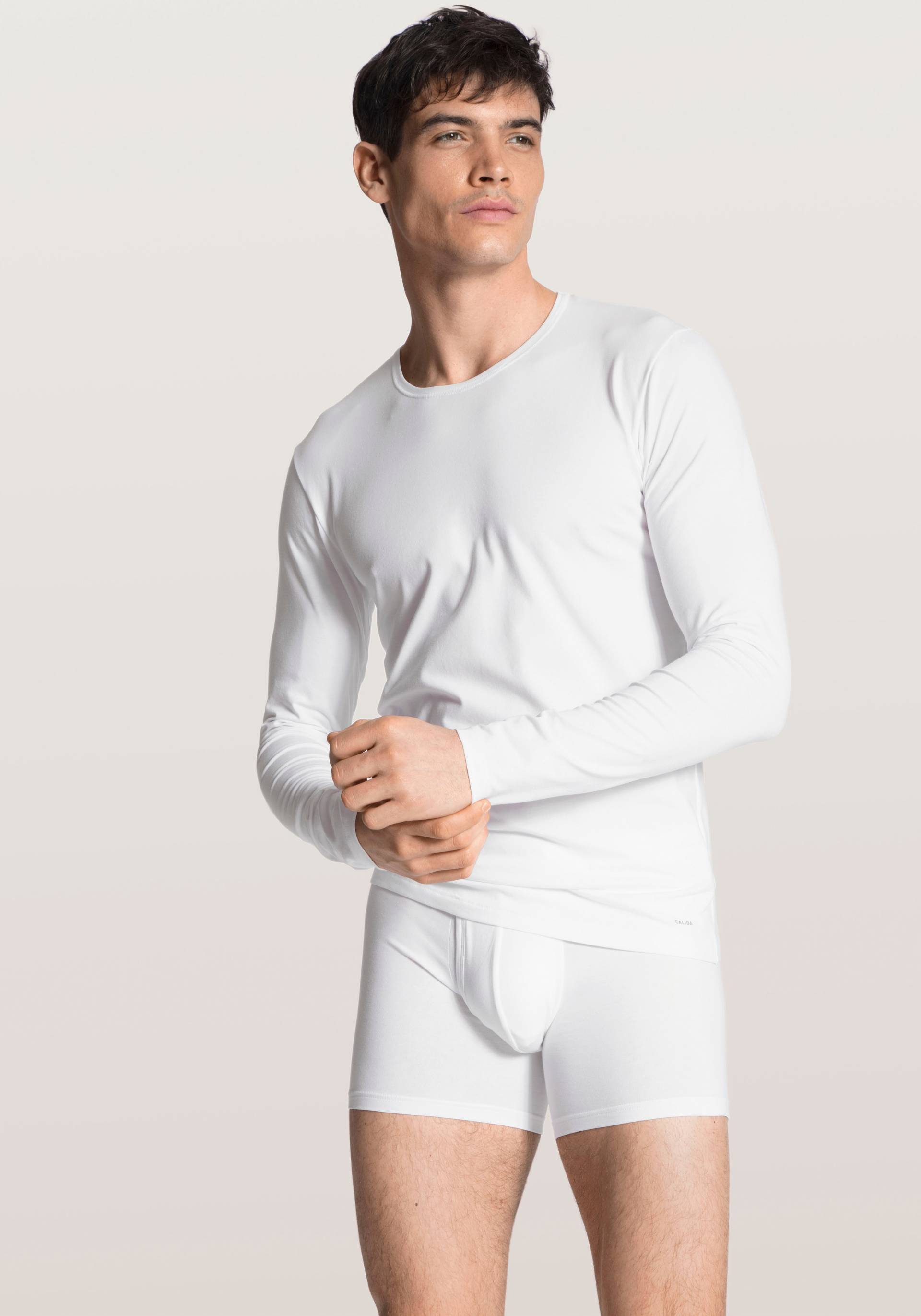 CALIDA Langarmshirt »Cotton Code«, mit Rundhalsausschnitt CALIDA Langarmshirt »Cotton Code«, mit Rundhalsausschnitt von CALIDA