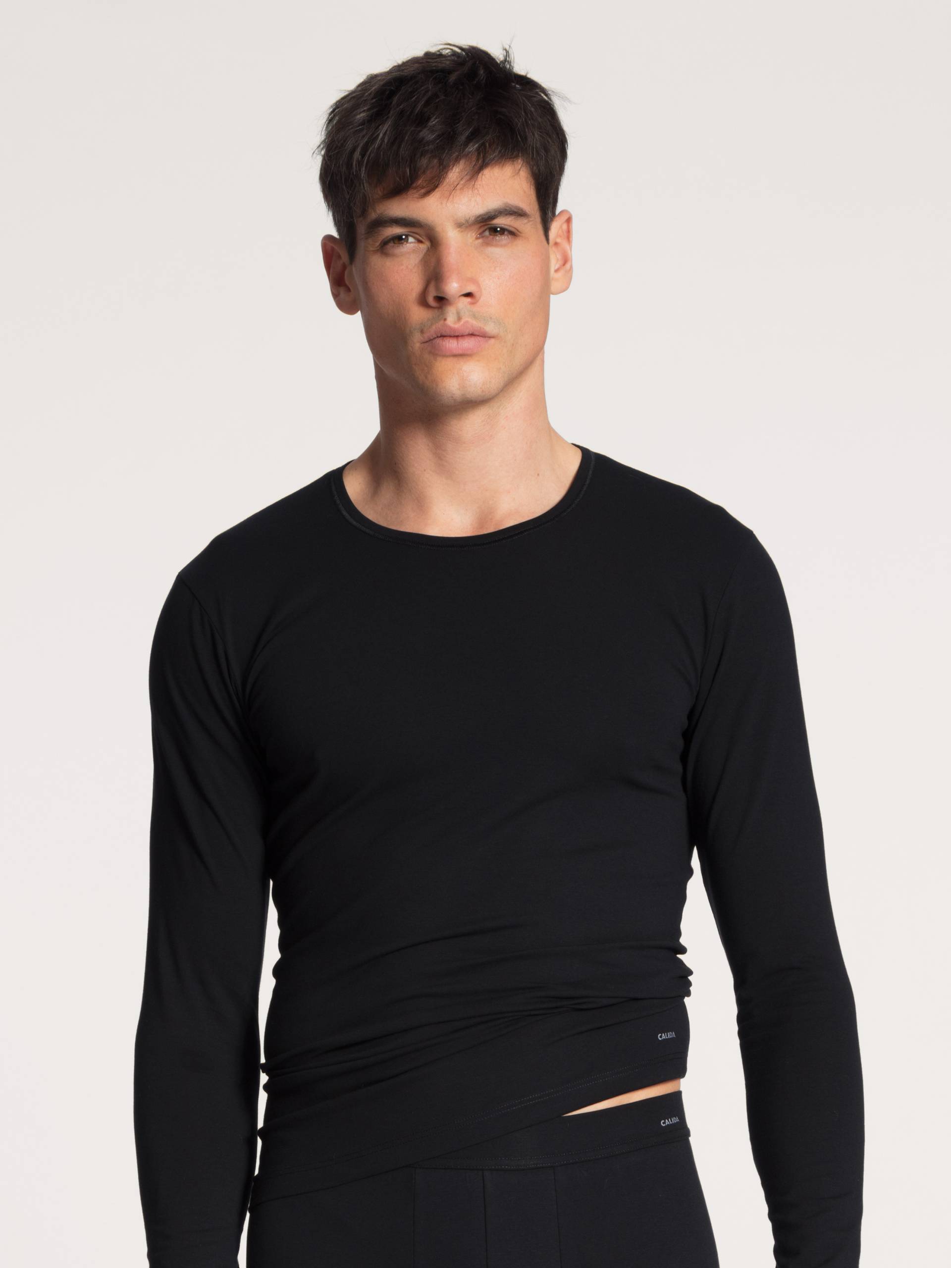 CALIDA Langarmshirt »Cotton Code«, mit Rundhalsausschnitt CALIDA Langarmshirt »Cotton Code«, mit Rundhalsausschnitt von CALIDA