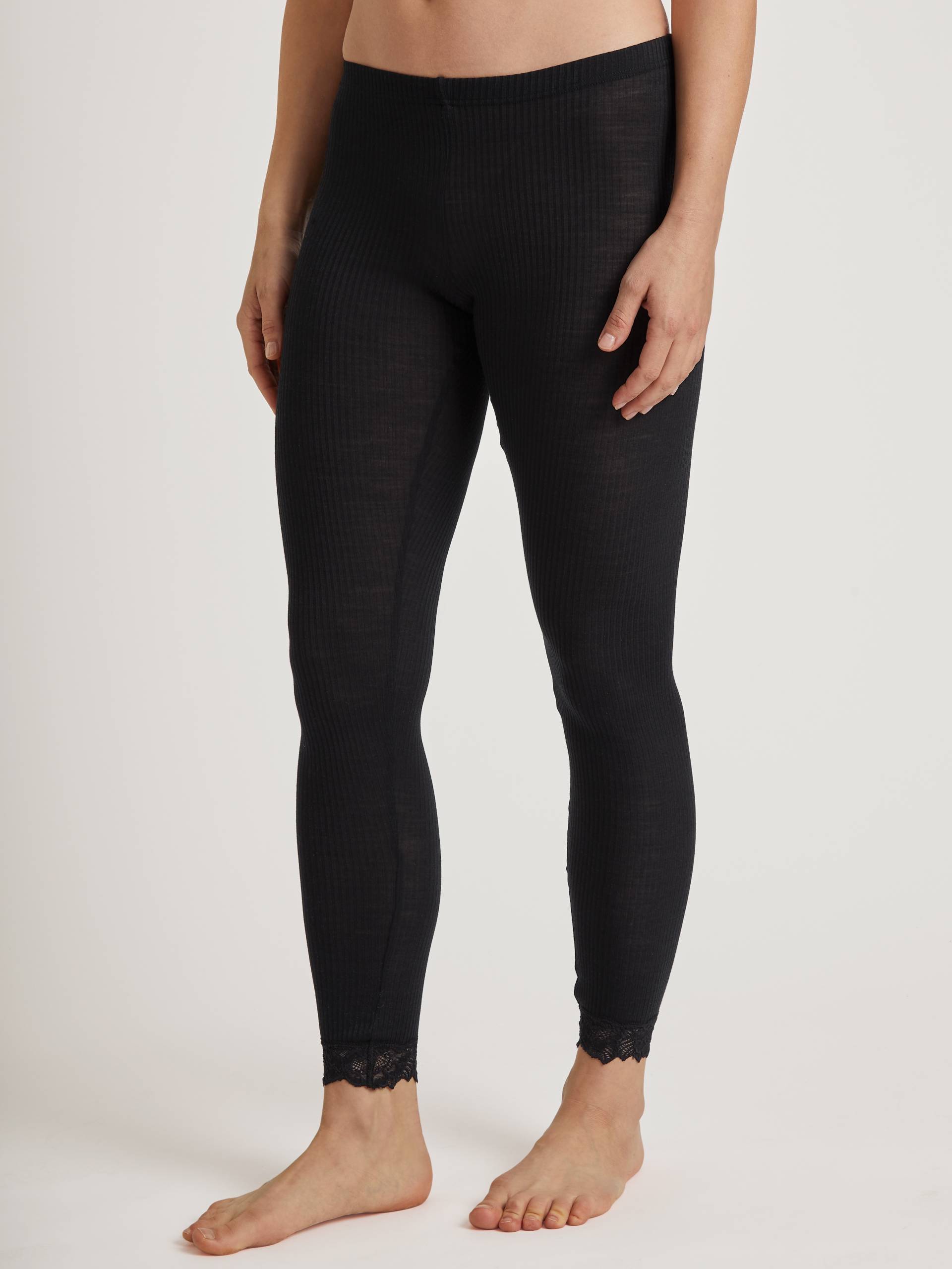 CALIDA Leggings »Silky Wool Joy«, mit Spitzensaum von CALIDA