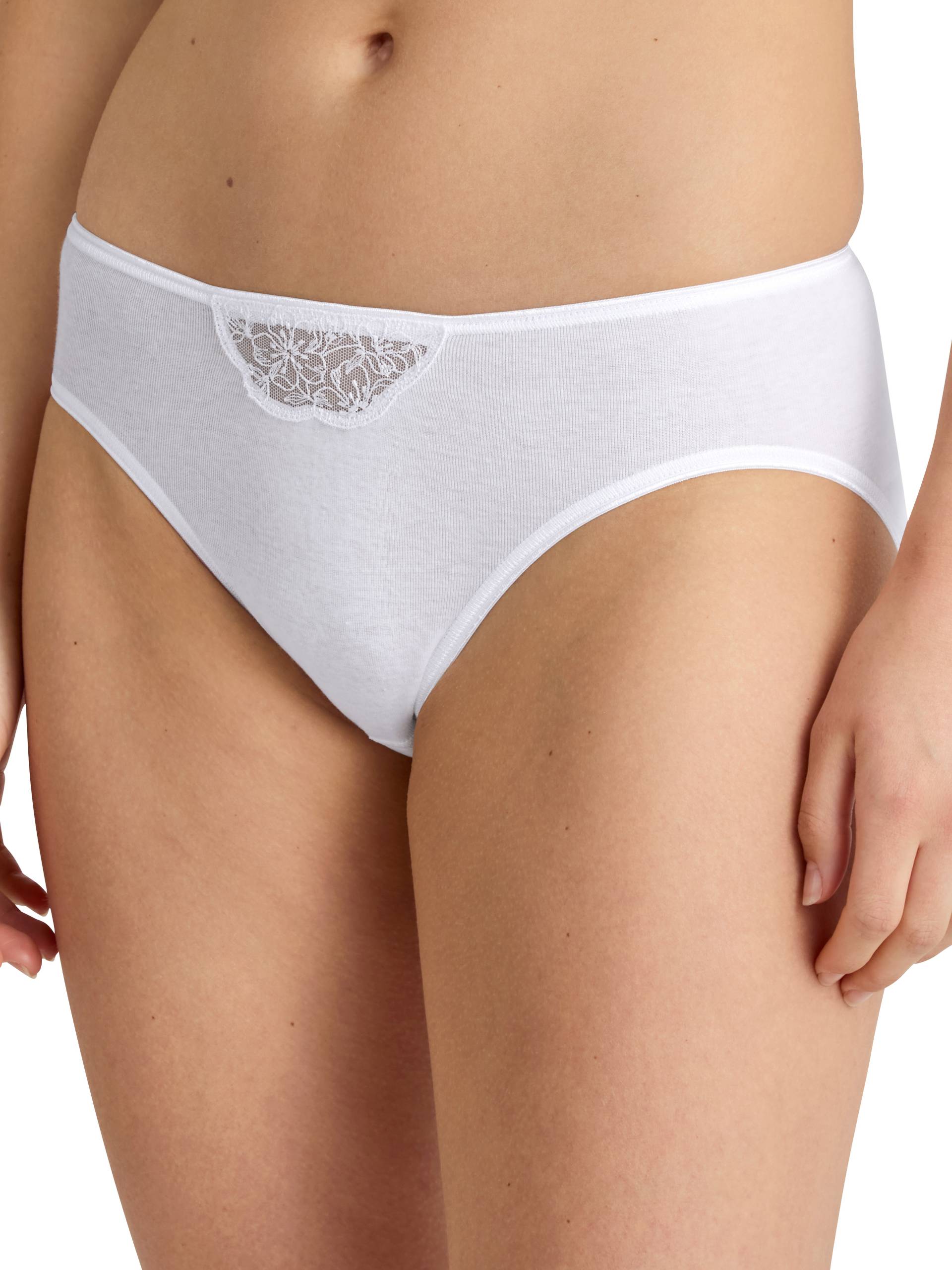 CALIDA Minislip »Cotton Desire«, Spitze am Saum von CALIDA