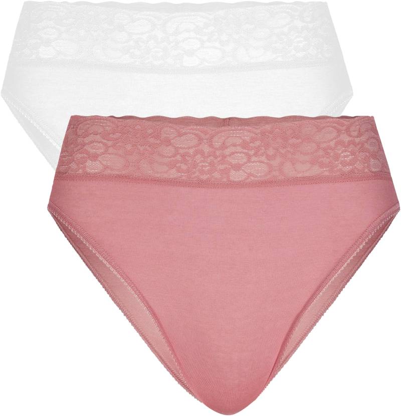 CALIDA Slip »Iconics«, (2er Pack), Bund aus hochwertiger Lycra-Spitze von CALIDA