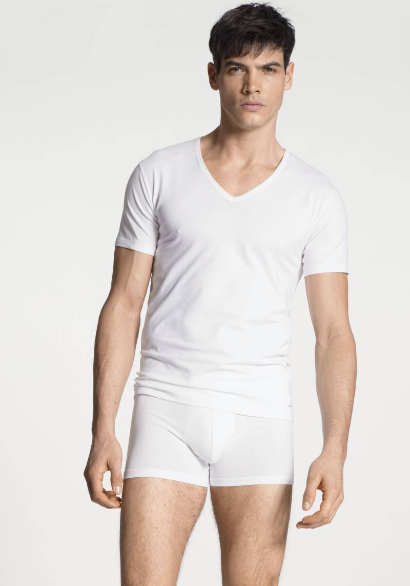 CALIDA T-Shirt »Cotton Code«, mit V-Ausschnitt und perfekter Passform von CALIDA