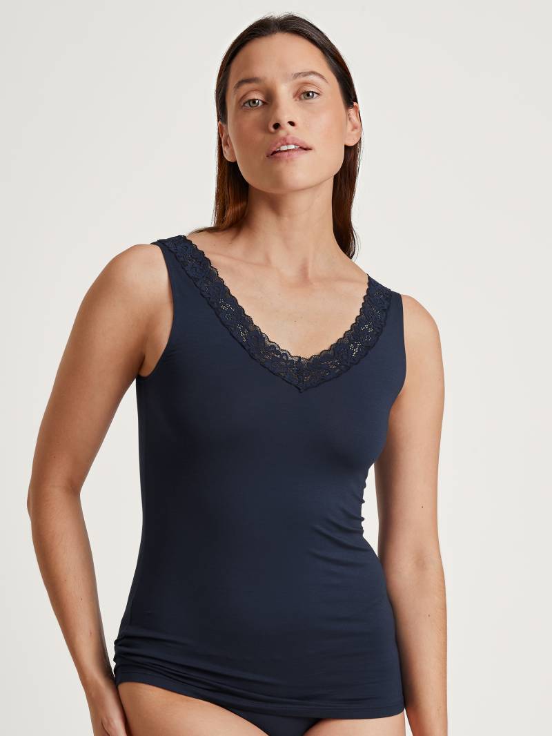 CALIDA Unterhemd »Natural Comfort Lace«, Tank-Top, Baumwoll-Top mit schöner Spitze von CALIDA