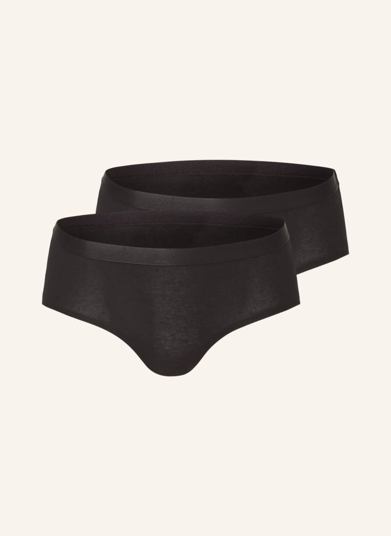 Calida 2er-Pack Panties Benefit Women schwarz von CALIDA