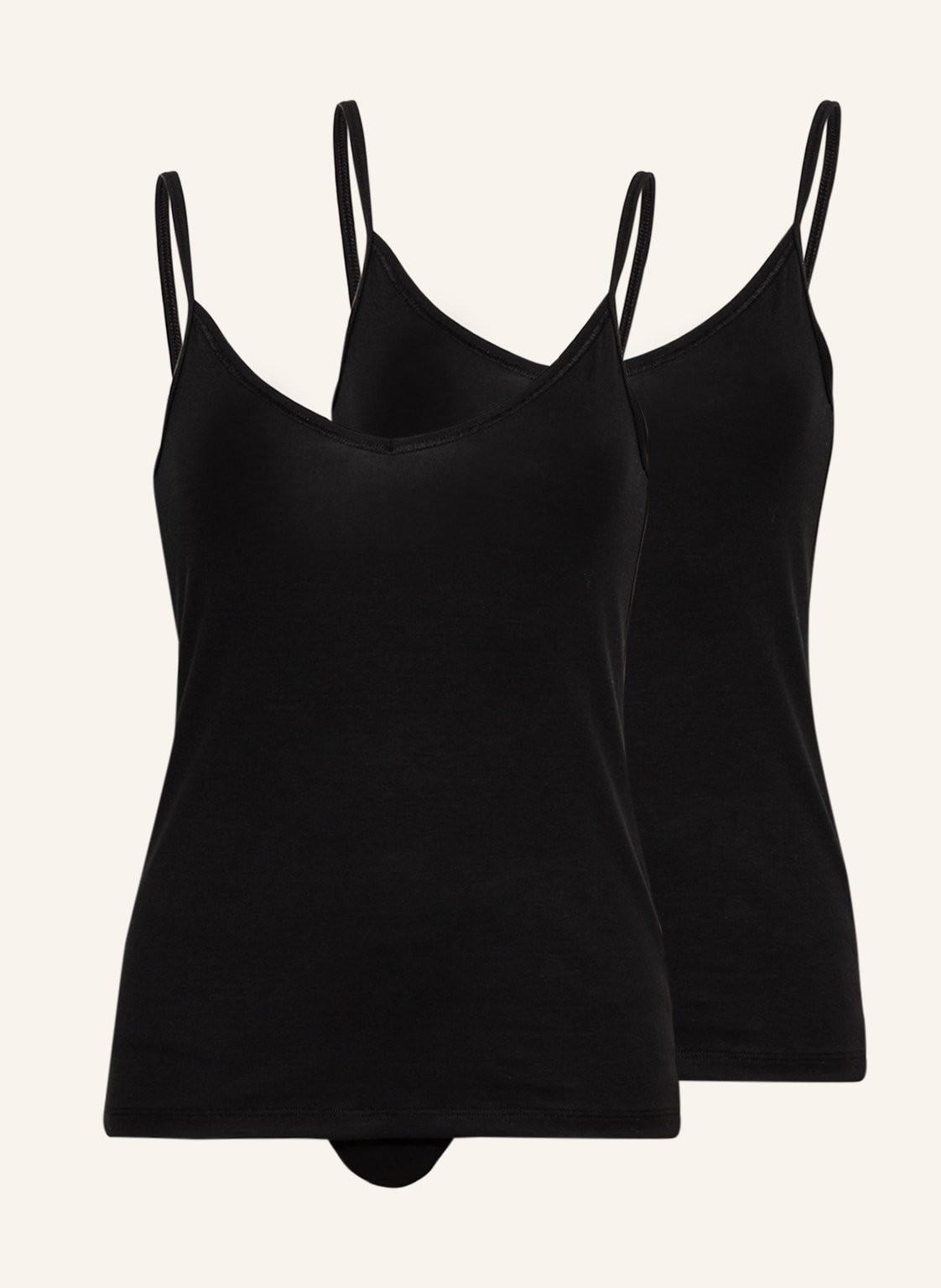 Calida 2er-Pack Tops Benefit Women schwarz von CALIDA