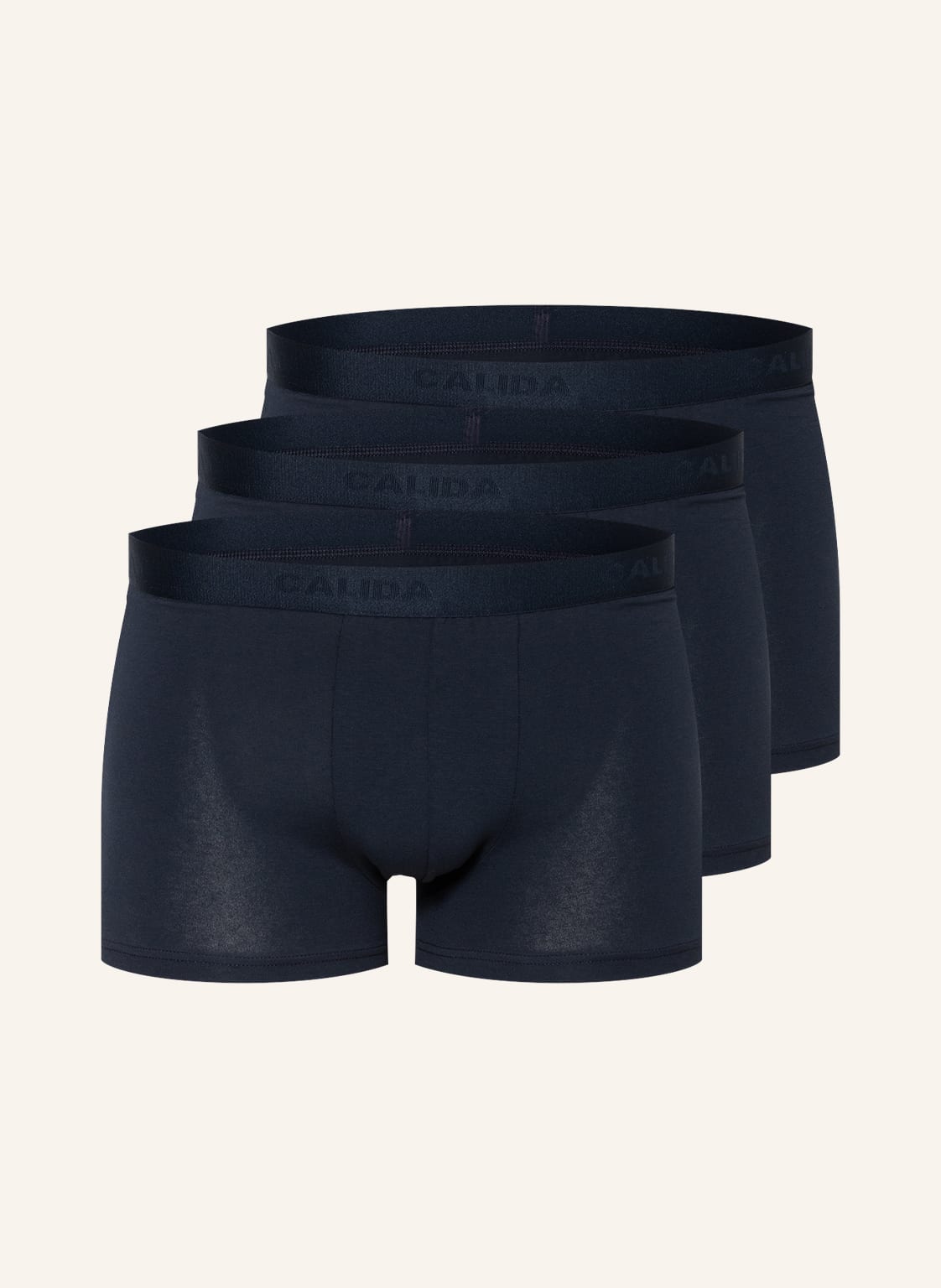 Calida 3er-Pack Boxershorts Natural Benefit blau von CALIDA