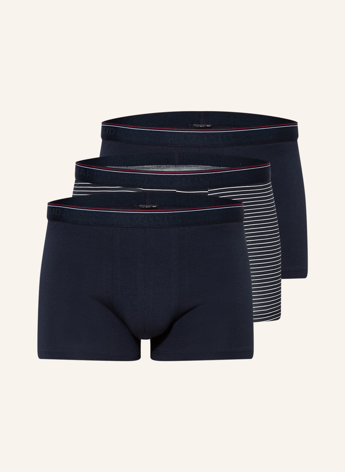 Calida 3er-Pack Boxershorts Natural Benefit blau von CALIDA