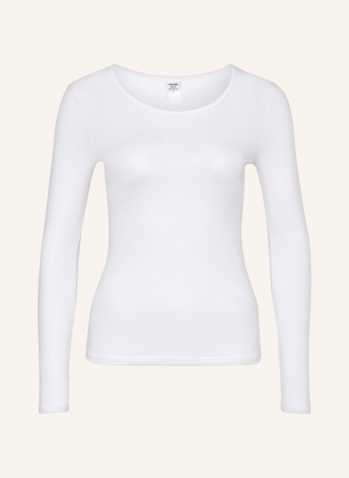 Calida Longsleeve Natural Comfort weiss von CALIDA