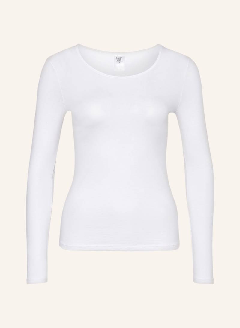 Calida Longsleeve Natural Comfort weiss von CALIDA