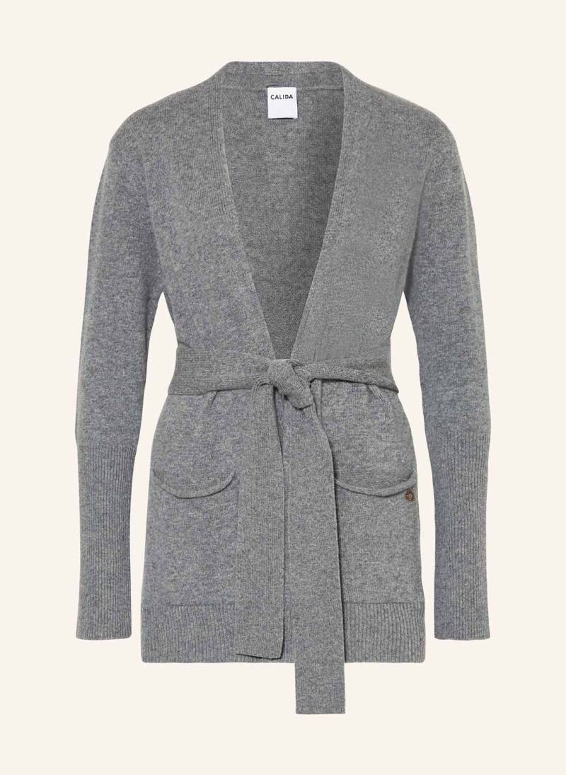 Calida Lounge-Jacke The Cosy Collection grau von CALIDA