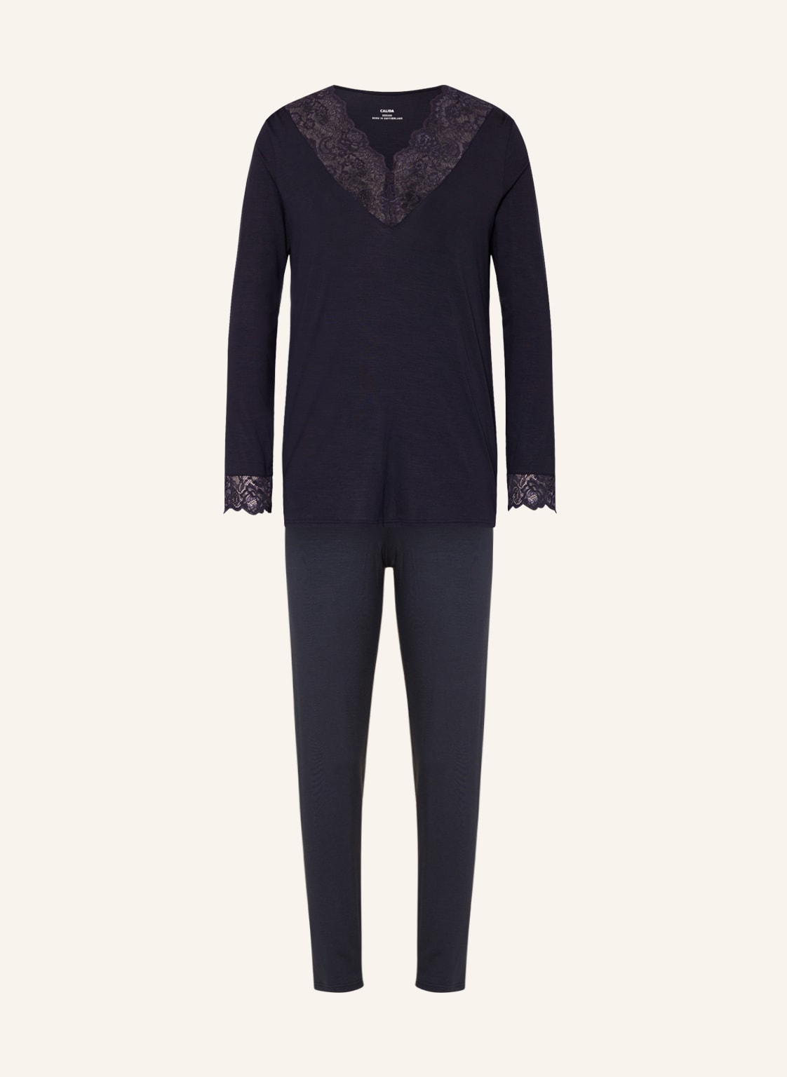 Calida Schlafanzug Elegant Dreams blau Calida Schlafanzug Elegant Dreams blau von CALIDA