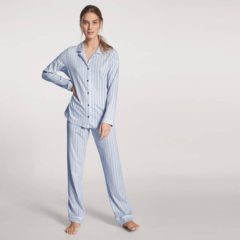 Pyjama Damen Blau L von CALIDA