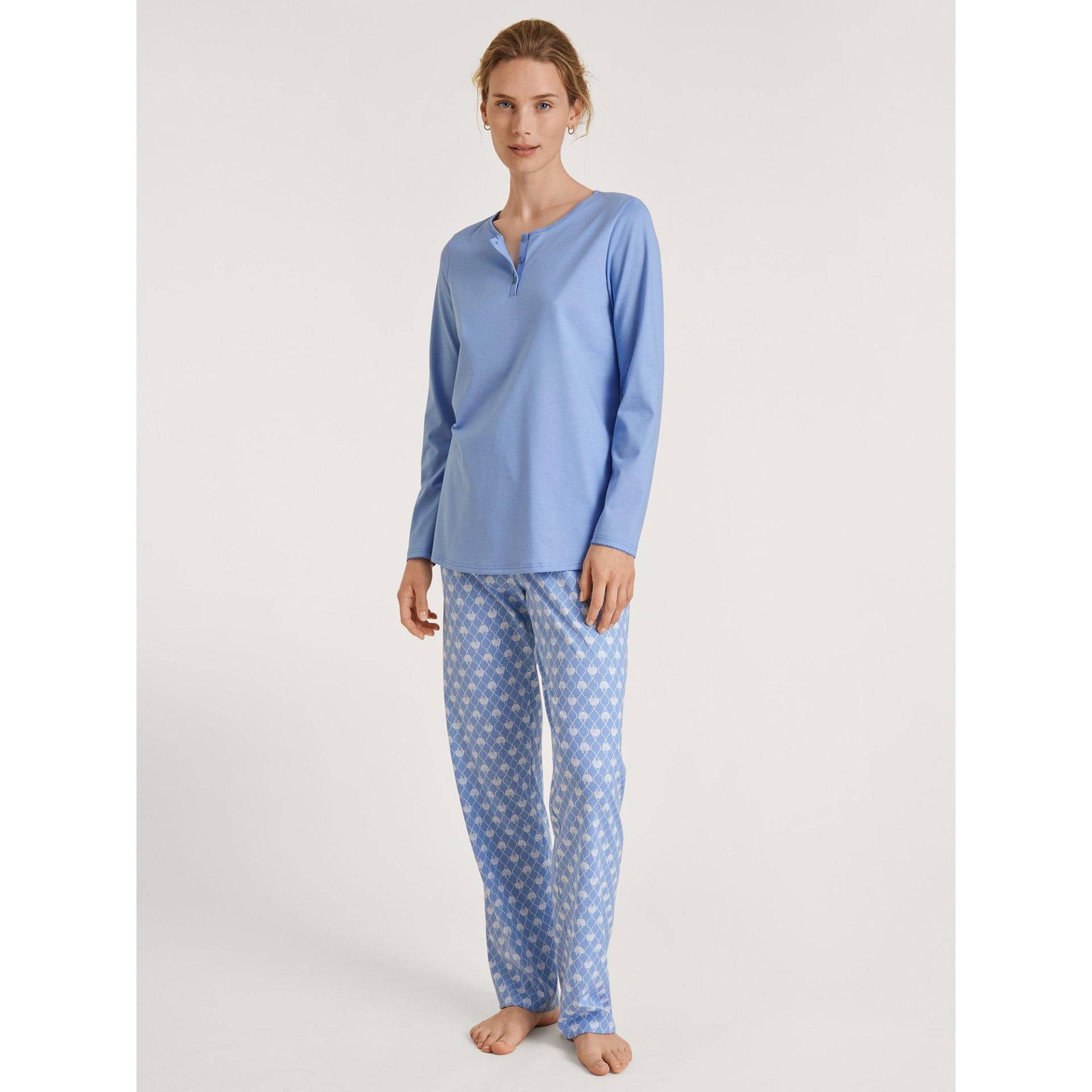 Pyjama Damen Blau  M von CALIDA