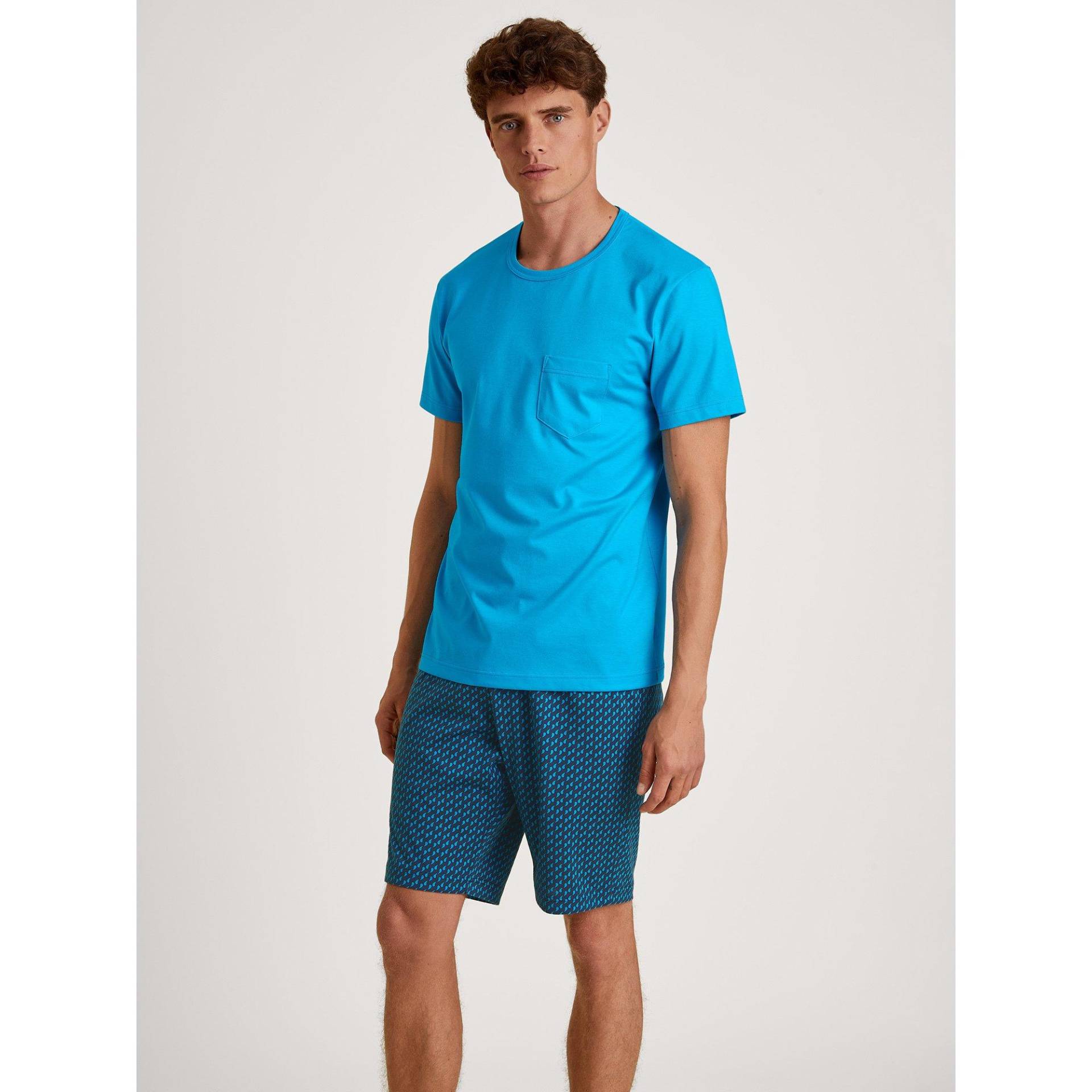 Pyjama Herren Blau Bunt L von CALIDA