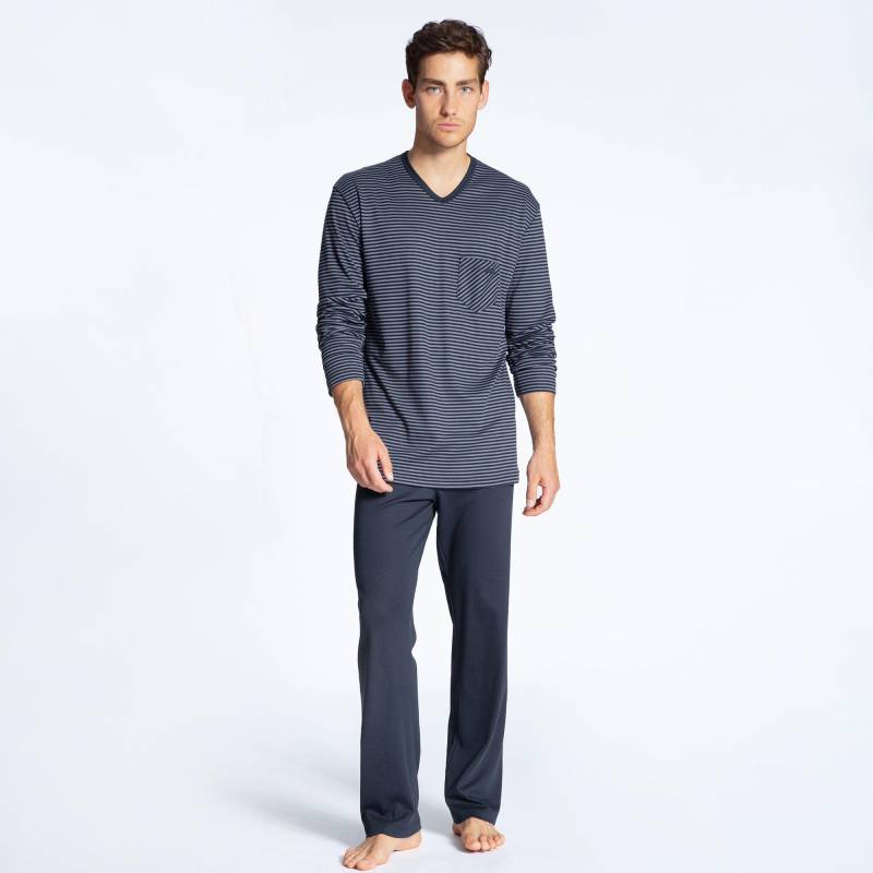 Pyjama-set, Langarm Herren Dunkelblau M von CALIDA