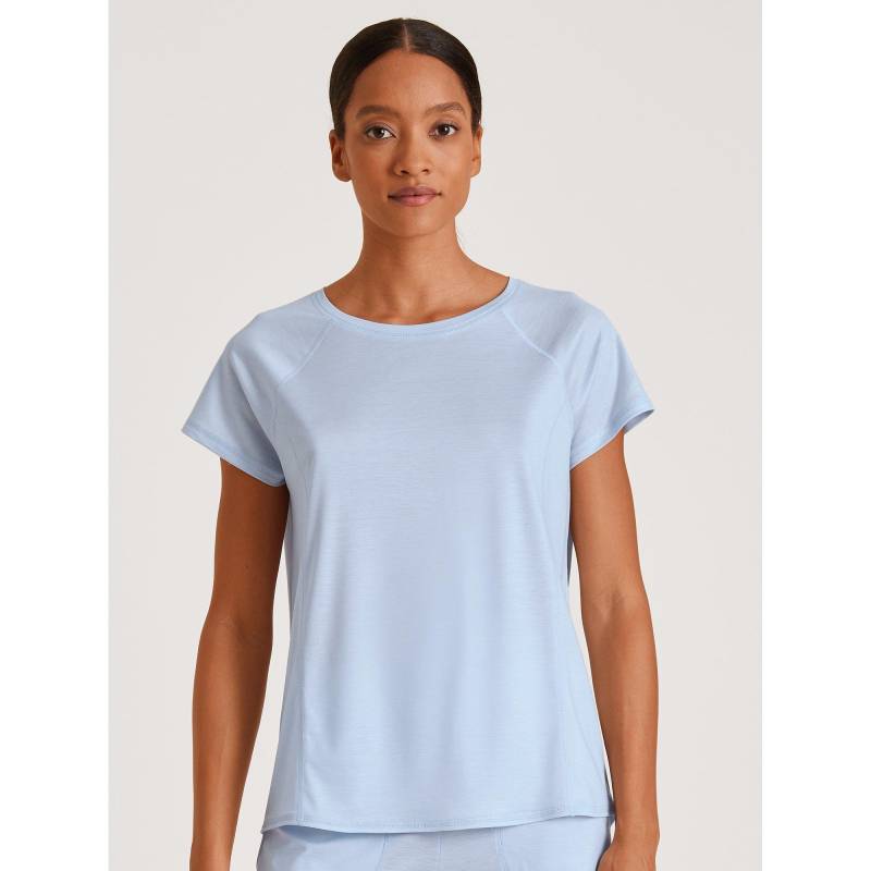 Calida - Shirt, kurzarm, für Damen, Blau, Größe L von Calida