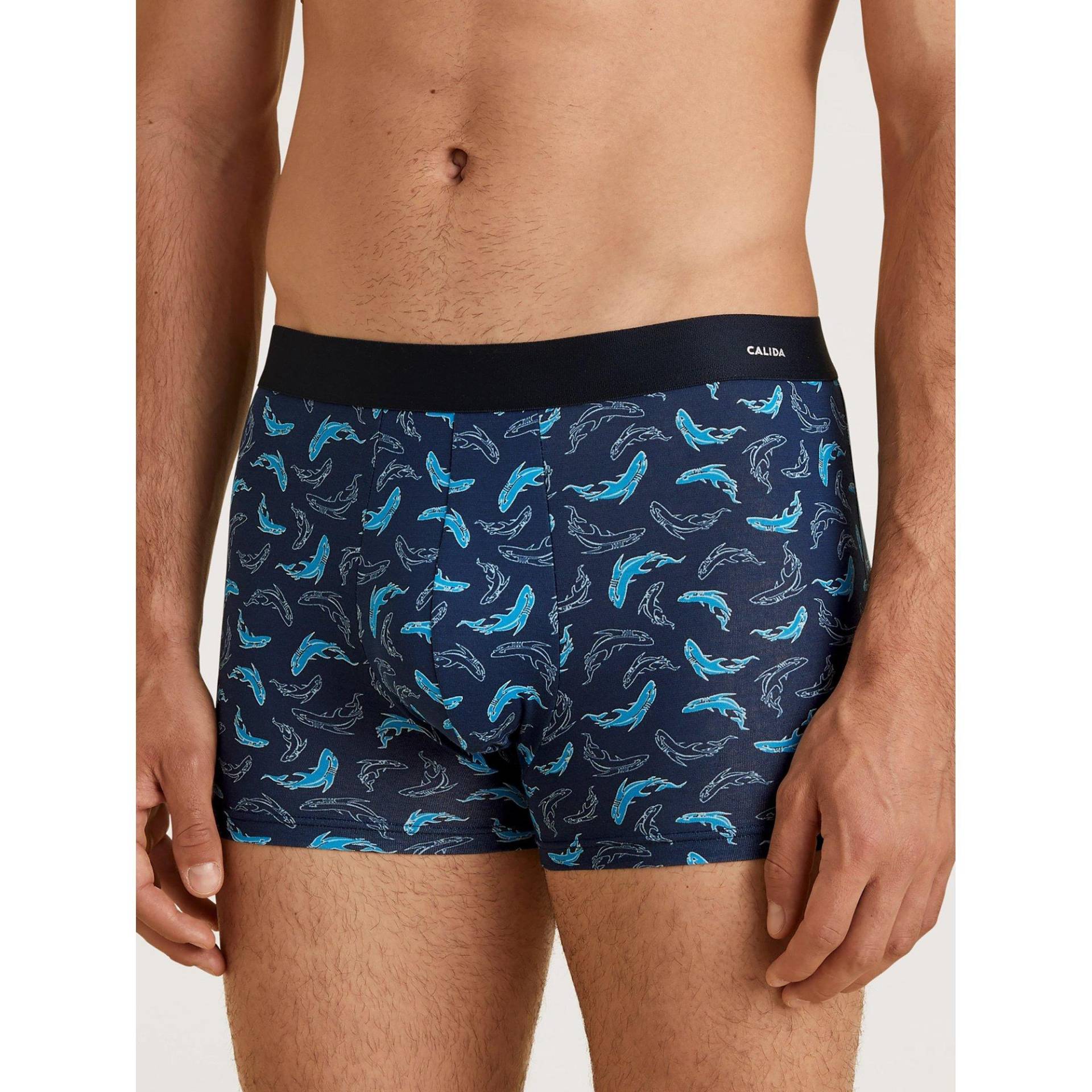 Slip Herren Blau Bunt L von CALIDA