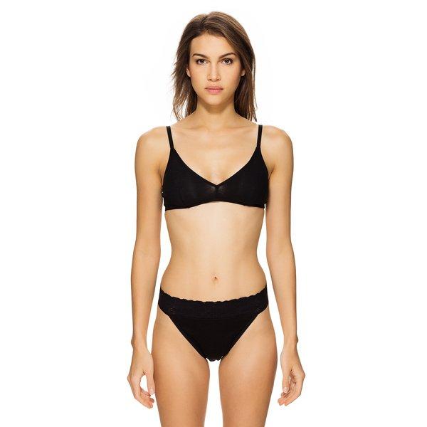 Calida - Tanga, für Damen, Black, Größe S von Calida