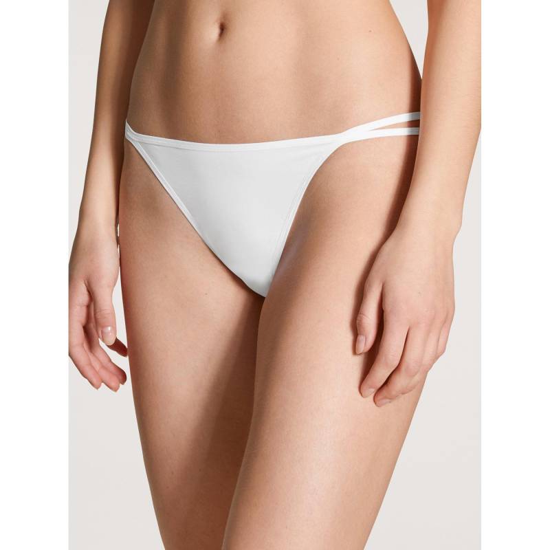 Tanga Damen Weiss XS von CALIDA