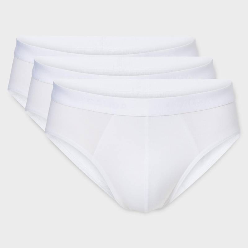 Triopack, Slips Herren Weiss L von CALIDA