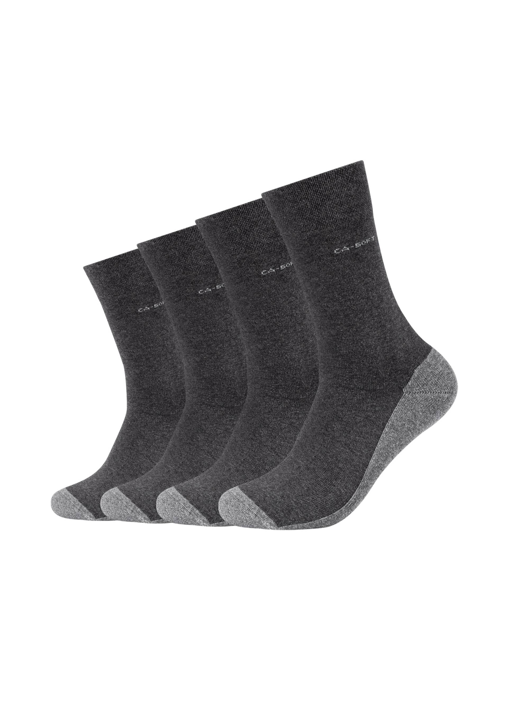 Camano Socken »ca-soft«, (4er Pack), mit leichter Polsterung von CAMANO