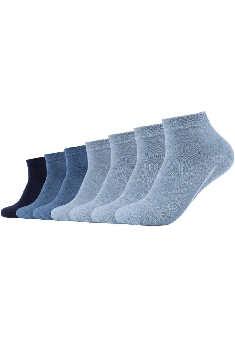 Camano Kurzsocken, (7er Pack), mit hohem Baumwollanteil von CAMANO