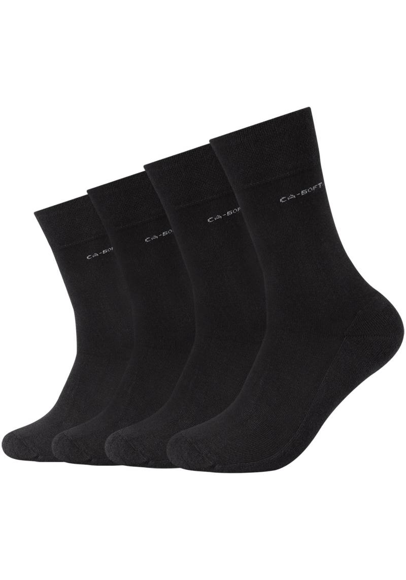 Camano Langsocken, (4er Pack), mit dezentem Logodruck von CAMANO