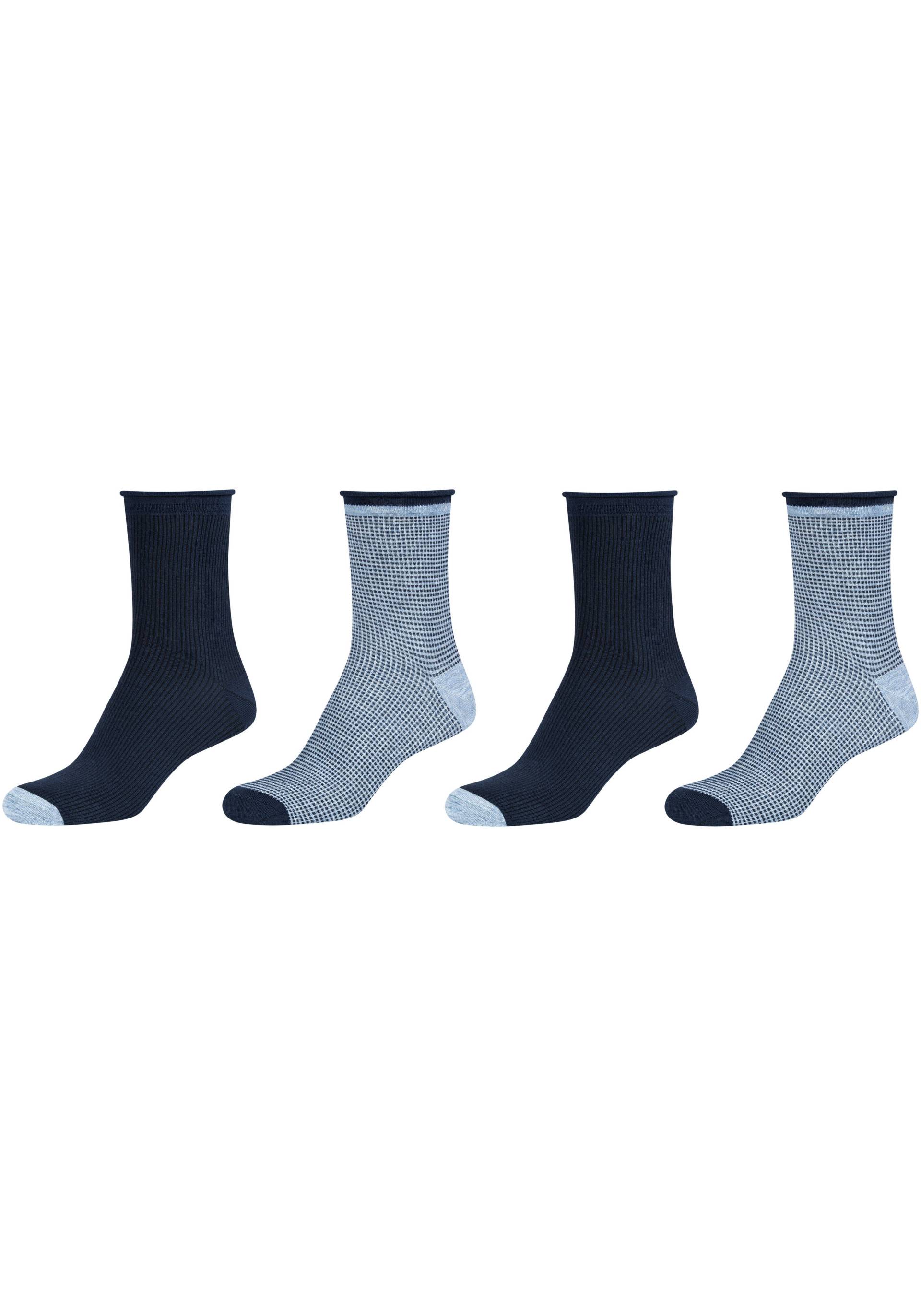 Camano Langsocken »silky touch«, (4er Pack), mit verstärkter Ferse von CAMANO