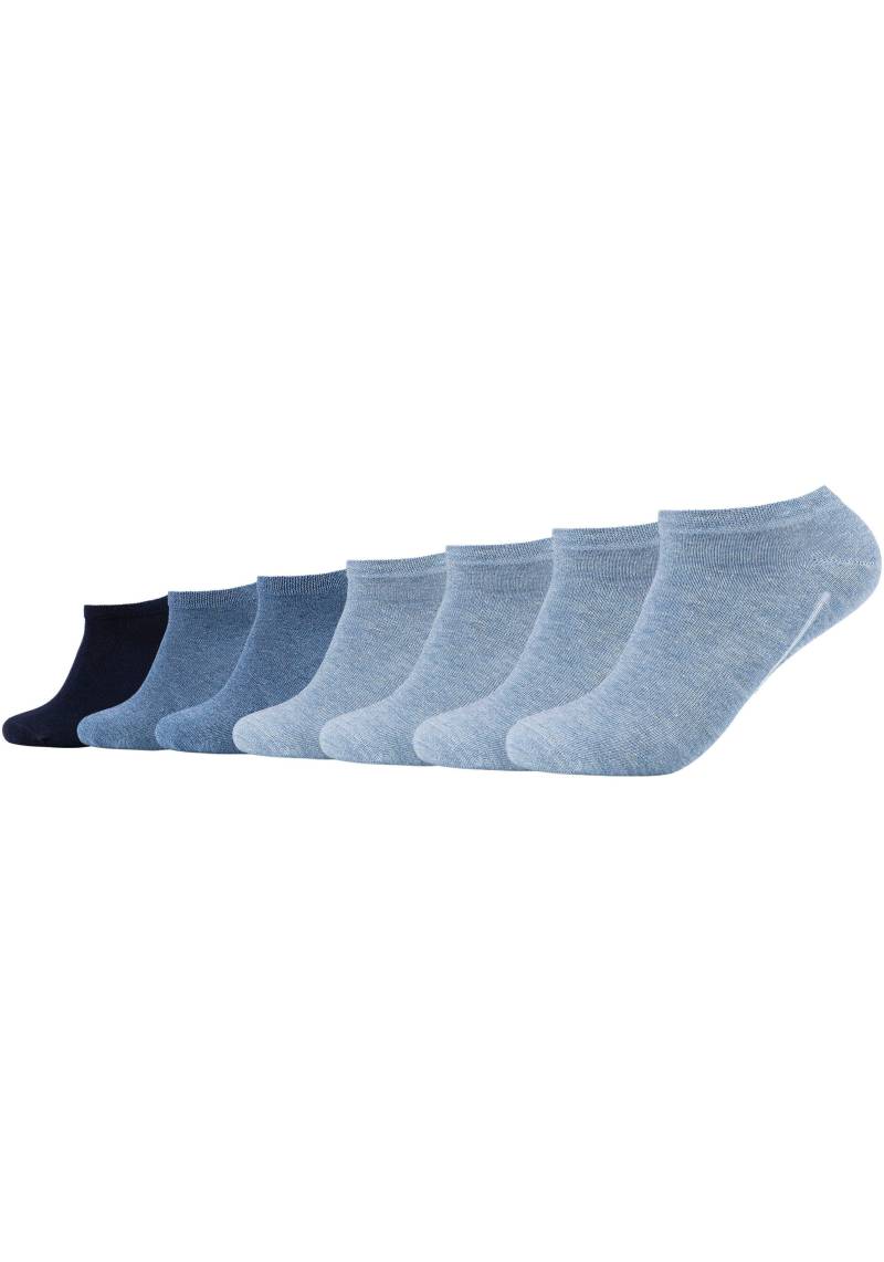 Camano Sneakersocken, (7er Pack), mit weichem Komfortbund ohne drückende Nähte von CAMANO