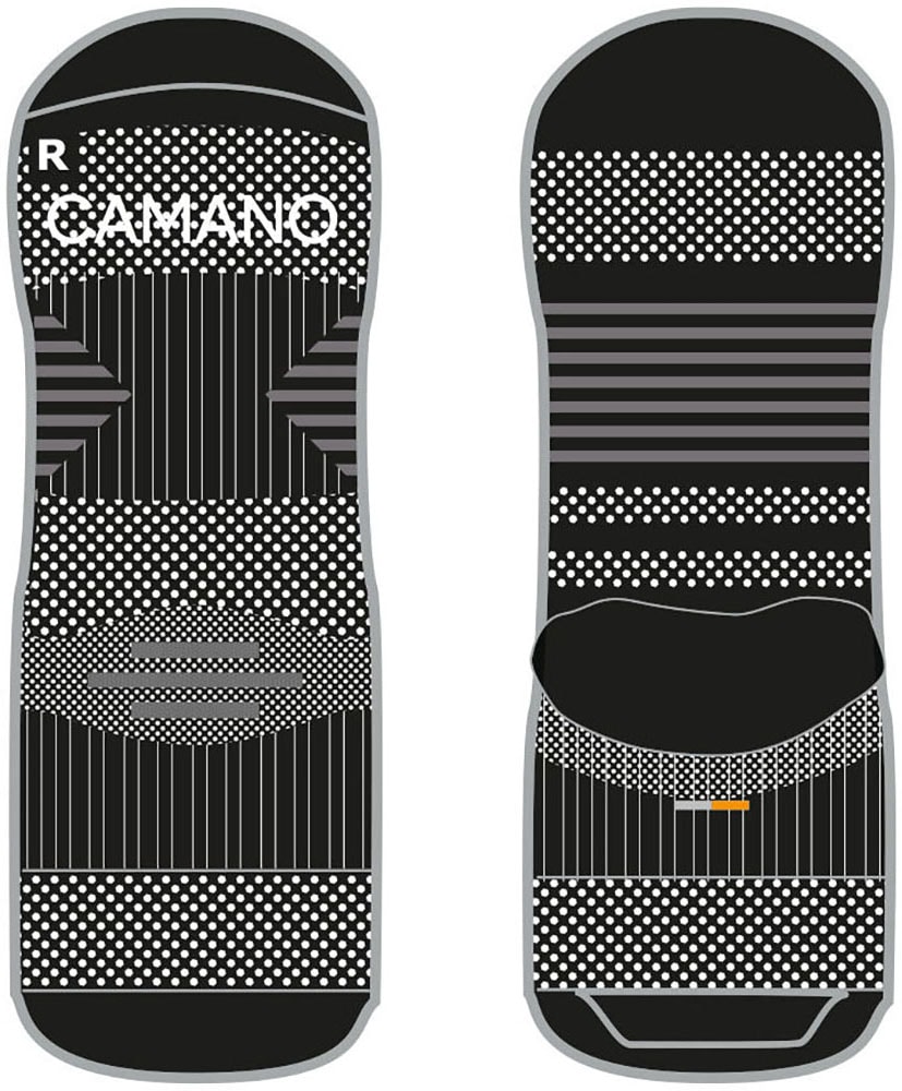 Camano Kurzsocken, (4er Pack), Performance Socks, Fussgewölbe-Stütze, gepolsterte Sohle von CAMANO