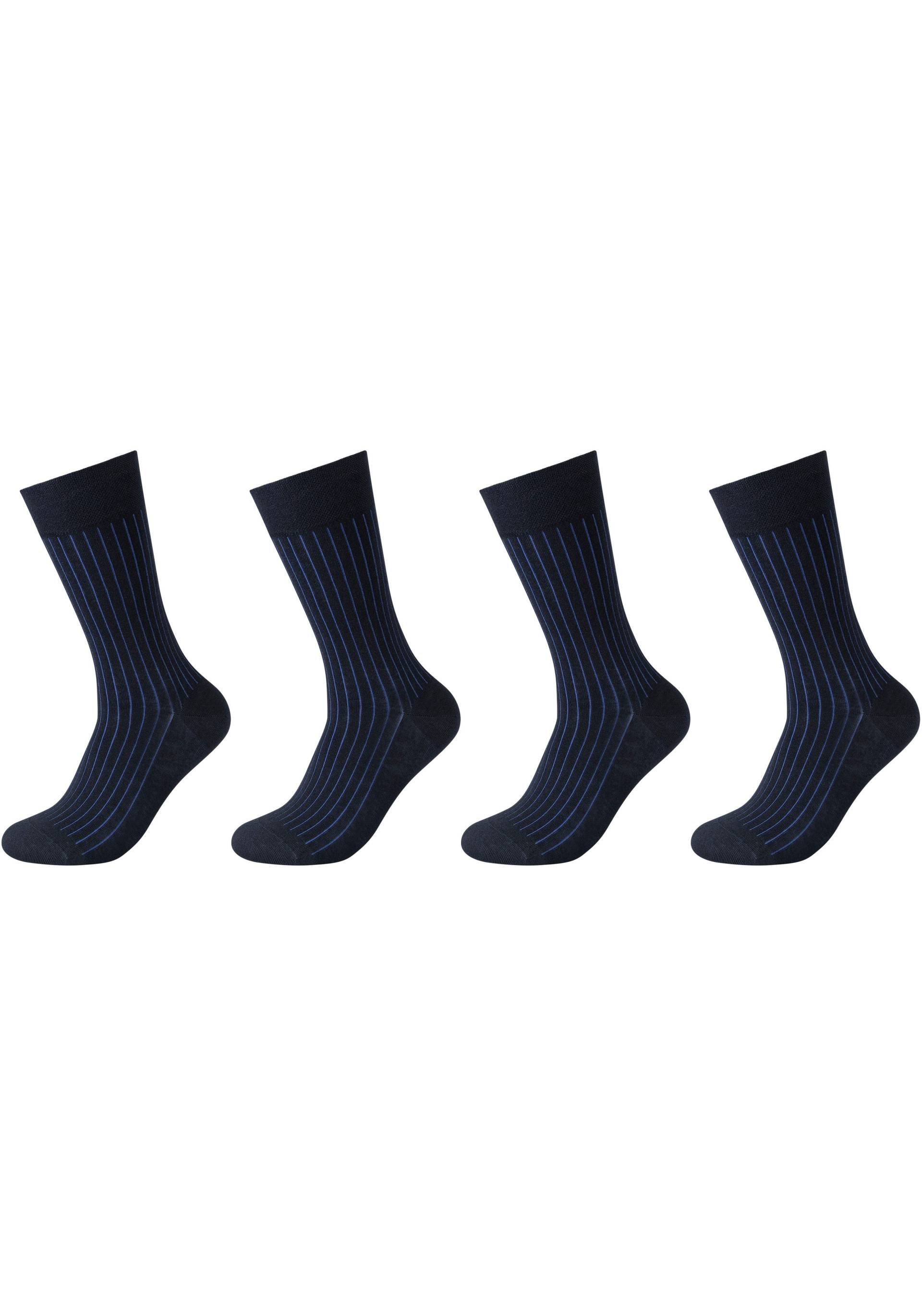 Camano Socken, (Packung, 4er-Pack), mit Rippstruktur von CAMANO