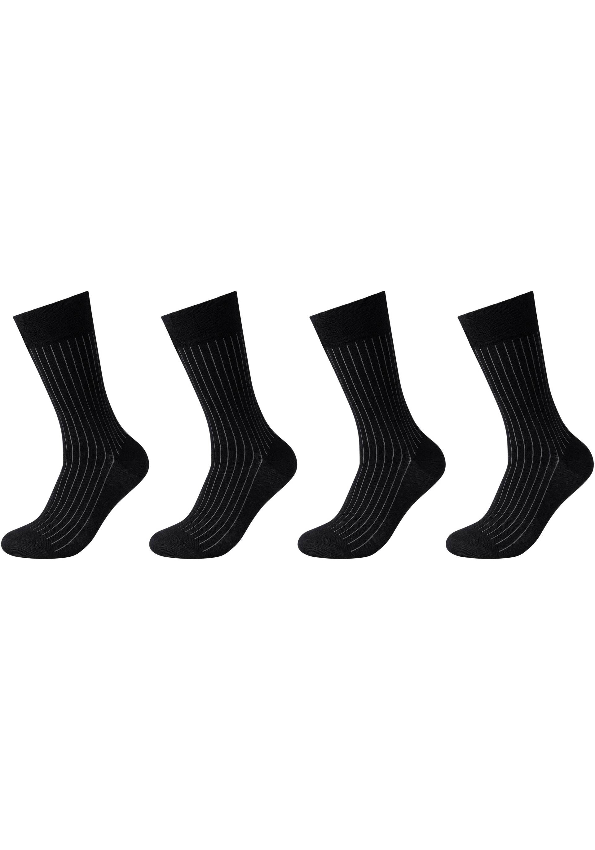 Camano Socken »ca-soft«, (4er Pack), mit Rippstruktur von CAMANO