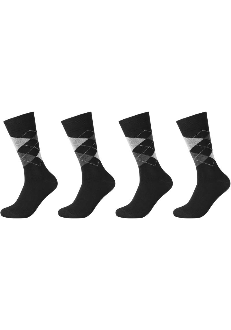 Camano Socken, (4er Pack), mit Komfortbund von CAMANO